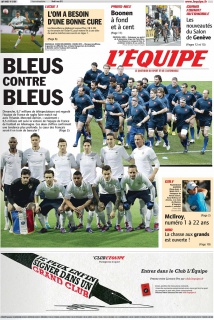 L'Equipe edition du 6 mars 2012