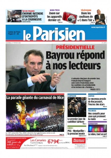 Le Parisien+ Cahier de Paris du17 Fevrier 2012