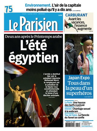 Le Parisien + cahier Paris du jeudi 04 juillet 2013 -PDF-