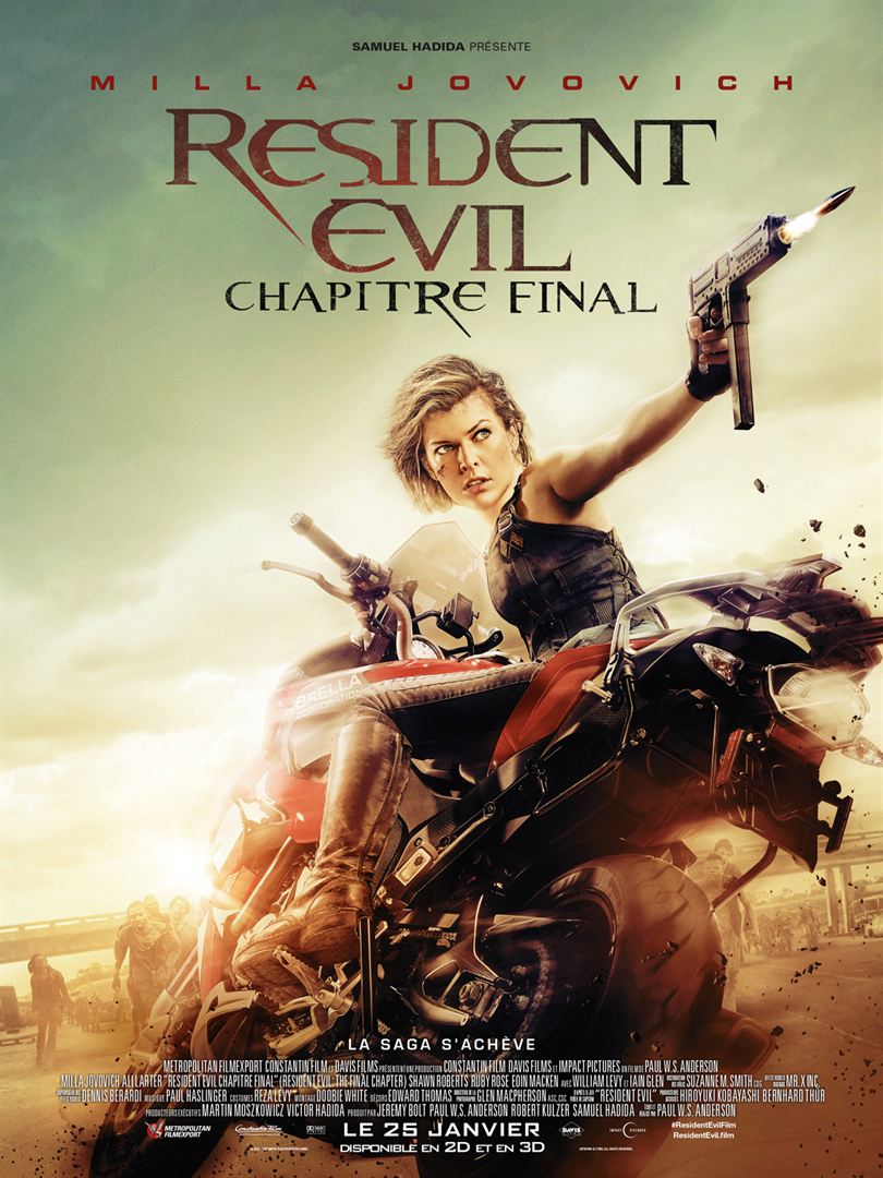 Resident Evil : Chapitre Final VO WEBRIP 2017