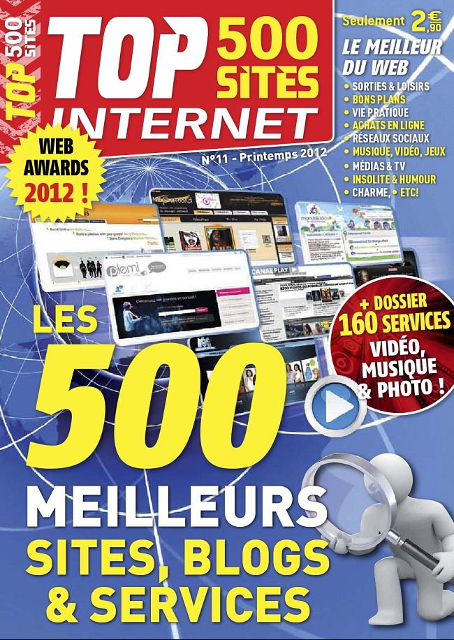 Top 500 Sites Internet N°11 - Printemps 2012